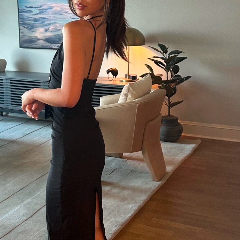 Midi black Zara dress